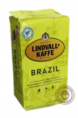 Кофе Lindvalls "Brazil" молотый 450 г