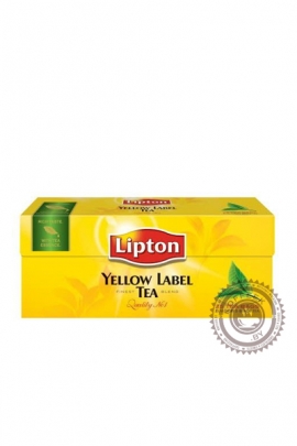 Чай Lipton "Yellow Label" черный 25 пакетов