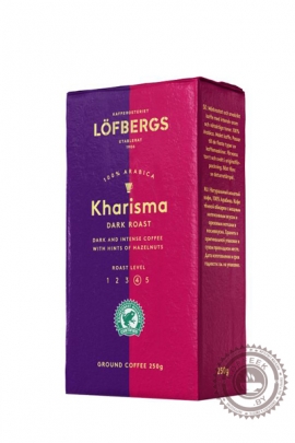 Кофе LOFBERGS LILA "Kharisma №4" (Харизма) 250г молотый