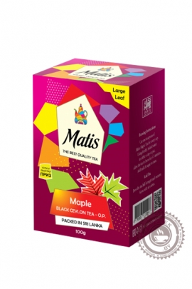 Чай MATIS "Maple" черный 100 гр