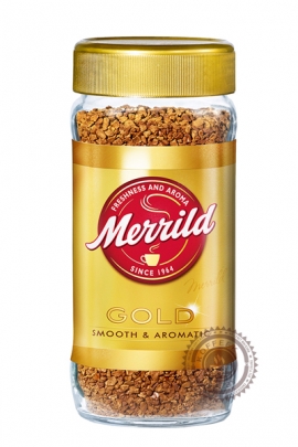 Кофе MERRILD "Gold Smooth&Aromatic" растворимый 200г ст/б