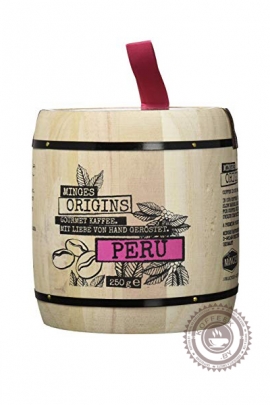 Кофе MINGES "ORIGINS PERU" в зернах 250г | БОЧОНОК