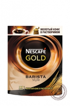 Кофе Nescafe "Gold Barista Style" 120 г растворимый +молотый
