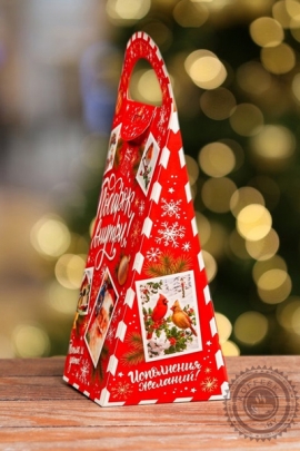 ПОДАРОК НОВОГОДНИЙ "СУМОЧКА НОВОГОДИЦА" 520 гр