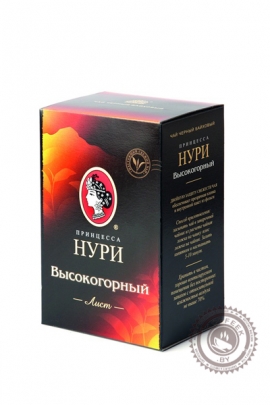 Чай ПРИНЦЕССА НУРИ Высокогорный 100г черный мелколистовой