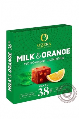 Шоколад O`Zera Milk & Orange 90 гр.