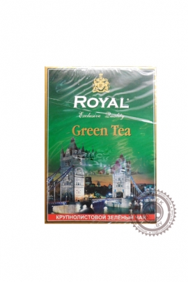 Чай Royal "Green Tea" зеленый крупнолистовой 100г