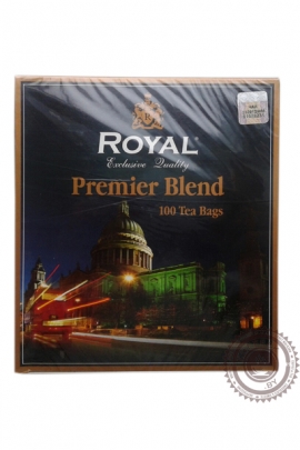 Чай Royal "Premier Blend" черный 100 пакетов по 2 г