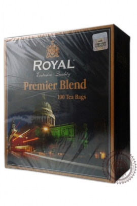 Чай Royal "Premier Blend" черный 100 пакетов по 2 г