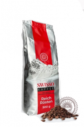 Кофе Swisso Kaffe "Reich Rösten" в зернах 500гр