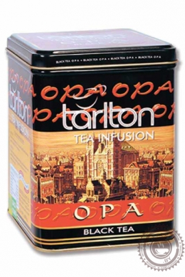 Чай Tarlton "OPA" черный 250 гр ж/б