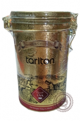 Чай Tarlton "UVA" черный 150 гр ж/б