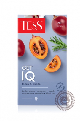 Чай TESS "GET IQ" черный 20 пакетиков