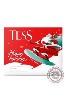 Набор чая TESS "Happy Holidays" пакетированный 48шт