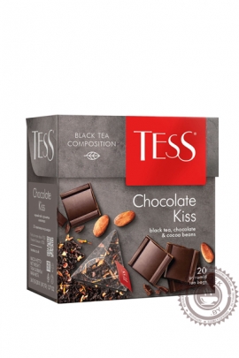 Чай TESS "Choсolate Kiss" черный 20 пирамидок