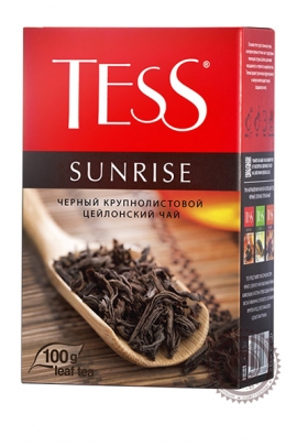 Чай TESS "Sunrise" 100г чёрный крупнолистовой