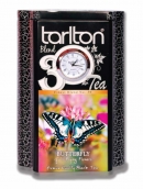 Чай Tarlton "Butterfly" с кварцевыми часами 200г черный