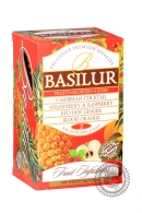 Чай BASILUR "Fruit Infusions "Assorti" фруктовое ассорти 25 пакетов