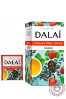 Чай DALAI "Strawberry fresh" зеленый 25 пакетов