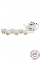 Набор для чайной церемонии "Дракон", 7 предметов: чайник 800 мл, 6 чашек 100 мл
