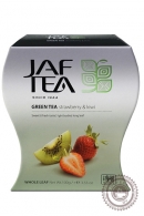 Чай JAF TEA "Strawberry & Kiwi" (клубника+киви) 100г зелёный