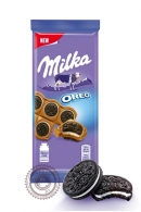 Молочный шоколад "Milka" с круглым печенье "Орео"