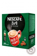 Кофе Nescafe 3 в 1 крепкий, мягкая упаковка, 20штx14,5г