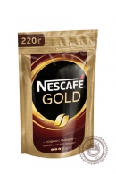 Кофе «Nescafe» Gold 220гр астворимый сублимированный