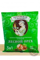 Кофе Петровская Слобода "Лесной Орех" растворимый 25 пакетов по 20г