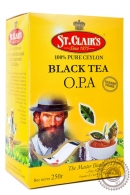 Чай ST.CLAIR'S "O.P.A." 250г чёрный крупнолистовой