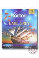 Чай Tarlton "Earl Grey" черный с бергамотом 100 пакетов по 2гр