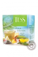 Чай TESS "Pina Colada" зелёный 20 пирамидок