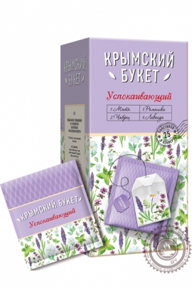 Чайный напиток КРЫМСКИЙ БУКЕТ "Успокаивающий" 20 пакетов