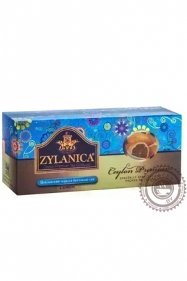 Чай "Zylanica" LEMON черный 25 пакетов, 50 г