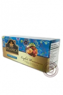 Чай "Zylanica" PEACH черный 25 пакетов, 50 г