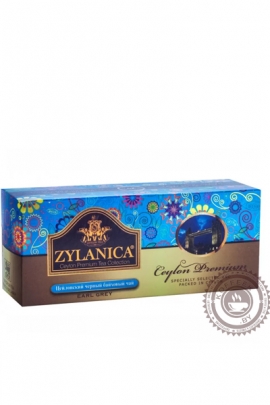 Чай "Zylanica" Earl Grey черный c бергамотом 25 пакетов, 50 г