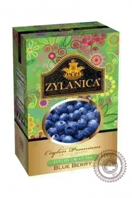 Чай "Zylanica" Blueberry зеленый 100гр