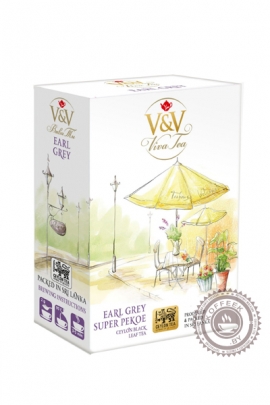 Чай V&V "EARL GREY Super Pekoe" чёрный 100 гр
