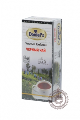 Чай  Daniel's Pure Ceylon Black Tea 25 пак.