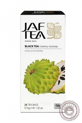 Чай JAF TEA "Creamy Soursop" (кремовый суасеп) 25 пакетов черный