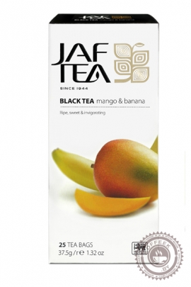 Чай JAF TEA "Mango Banana" (с манго и бананом) 25 пакетов по 1,5 гр