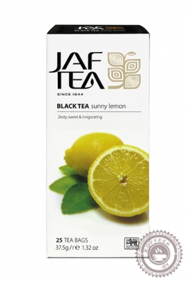 Чай JAF TEA "Sunny Lemon" (солнечный лимон) 25 пакетов черный