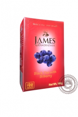 Чай James & Grandfather "Bilberry" черный 100г