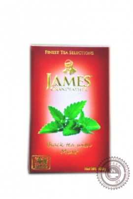 Чай James & Grandfather "Mint" черный 100г
