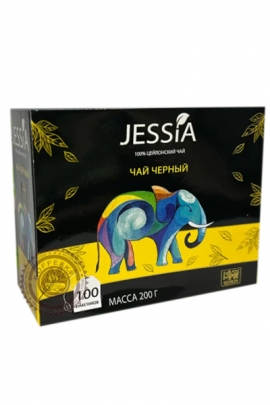 Чай JESSIA "Black Tea" черный 100 пакетов