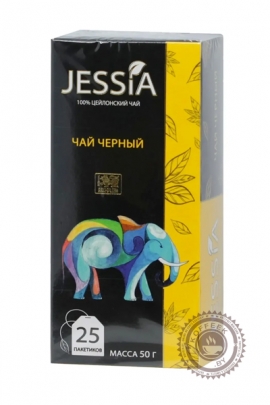 Чай JESSIA "Black Tea" черный 25 пакетов