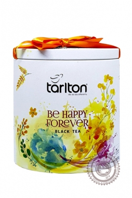 Чай Tarlton "BE Happy Forever" черный 100 гр в ж/б
