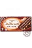 Шоколад CHATEAU "Puur amandel" 200г (темный с миндалем)