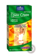 Чай Грин Слим "Персик" 30 пакетов