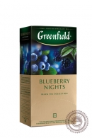 Чай GREENFIELD "Blueberry nights" (с черникой) 25 пак чёрный